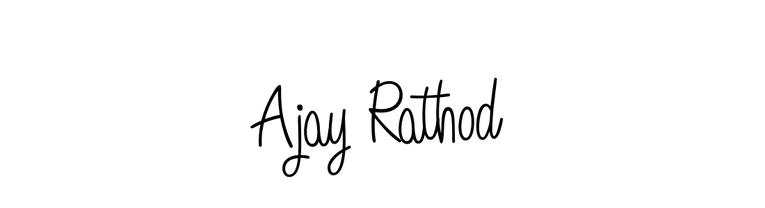 How to make Ajay Rathod signature? Angelique-Rose-font-FFP is a professional autograph style. Create handwritten signature for Ajay Rathod name. Ajay Rathod signature style 5 images and pictures png