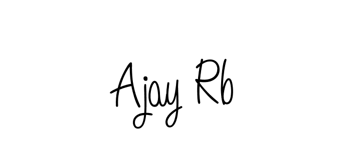 Also You can easily find your signature by using the search form. We will create Ajay Rb name handwritten signature images for you free of cost using Angelique-Rose-font-FFP sign style. Ajay Rb signature style 5 images and pictures png