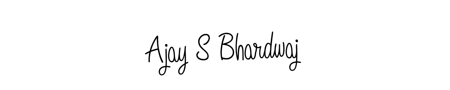 Design your own signature with our free online signature maker. With this signature software, you can create a handwritten (Angelique-Rose-font-FFP) signature for name Ajay S Bhardwaj. Ajay S Bhardwaj signature style 5 images and pictures png