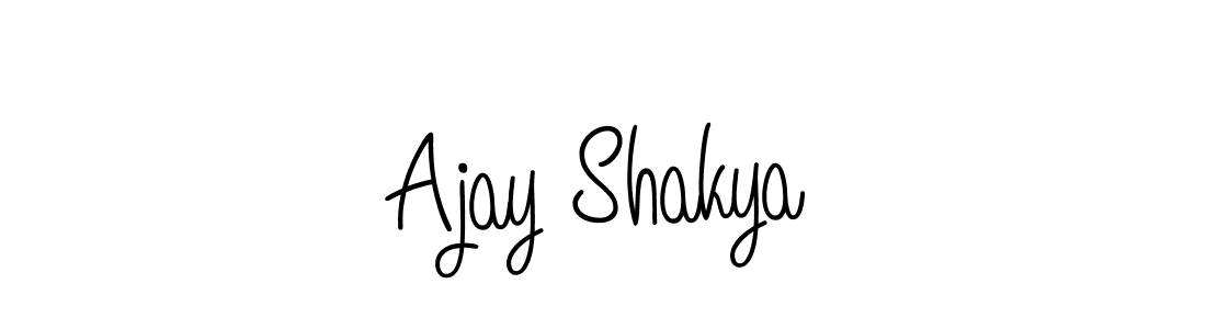 Angelique-Rose-font-FFP is a professional signature style that is perfect for those who want to add a touch of class to their signature. It is also a great choice for those who want to make their signature more unique. Get Ajay Shakya name to fancy signature for free. Ajay Shakya signature style 5 images and pictures png