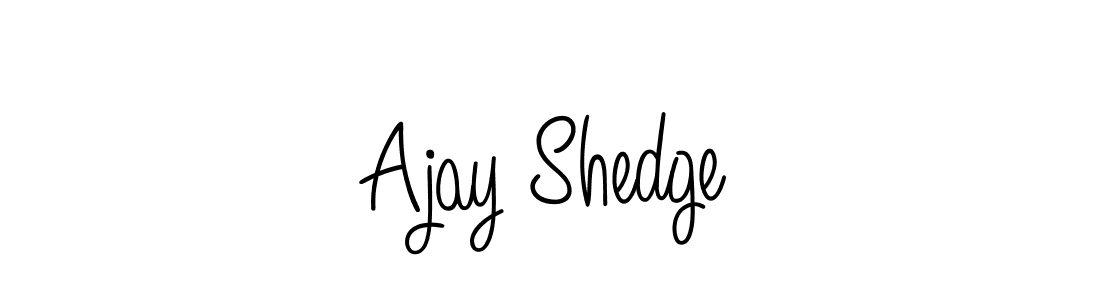 You should practise on your own different ways (Angelique-Rose-font-FFP) to write your name (Ajay Shedge) in signature. don't let someone else do it for you. Ajay Shedge signature style 5 images and pictures png