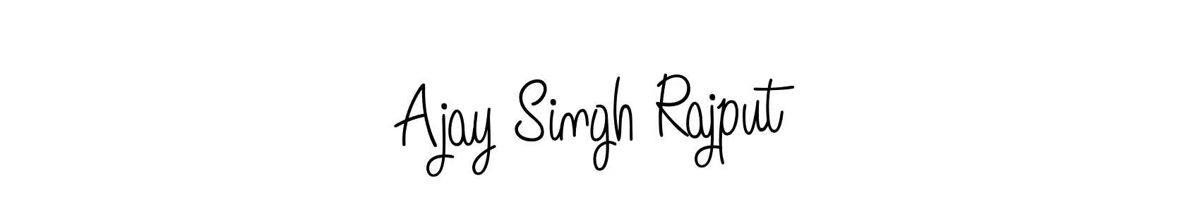 The best way (Angelique-Rose-font-FFP) to make a short signature is to pick only two or three words in your name. The name Ajay Singh Rajput include a total of six letters. For converting this name. Ajay Singh Rajput signature style 5 images and pictures png