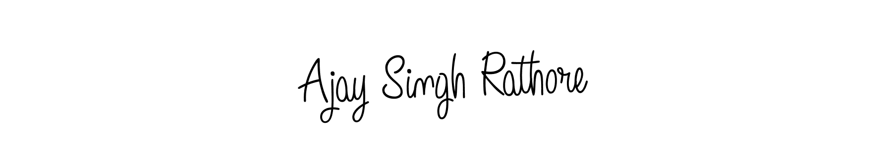 How to make Ajay Singh Rathore name signature. Use Angelique-Rose-font-FFP style for creating short signs online. This is the latest handwritten sign. Ajay Singh Rathore signature style 5 images and pictures png