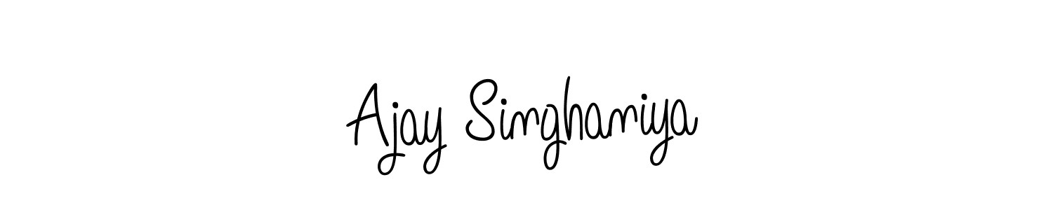 Once you've used our free online signature maker to create your best signature Angelique-Rose-font-FFP style, it's time to enjoy all of the benefits that Ajay Singhaniya name signing documents. Ajay Singhaniya signature style 5 images and pictures png