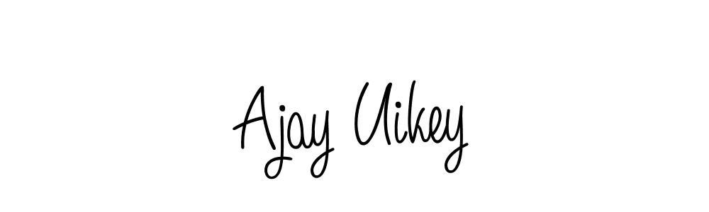 Create a beautiful signature design for name Ajay Uikey. With this signature (Angelique-Rose-font-FFP) fonts, you can make a handwritten signature for free. Ajay Uikey signature style 5 images and pictures png