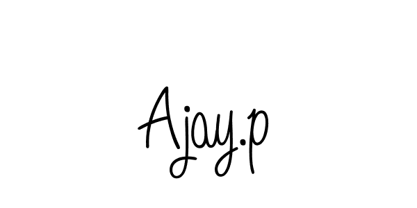 Ajay.p stylish signature style. Best Handwritten Sign (Angelique-Rose-font-FFP) for my name. Handwritten Signature Collection Ideas for my name Ajay.p. Ajay.p signature style 5 images and pictures png