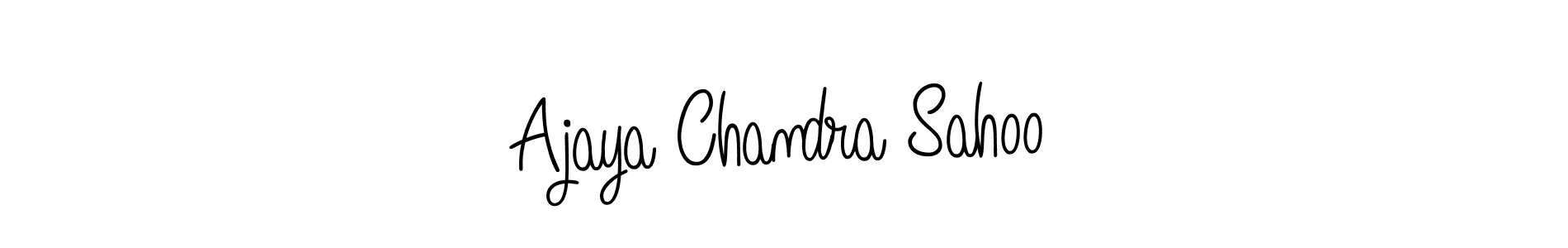 if you are searching for the best signature style for your name Ajaya Chandra Sahoo. so please give up your signature search. here we have designed multiple signature styles  using Angelique-Rose-font-FFP. Ajaya Chandra Sahoo signature style 5 images and pictures png