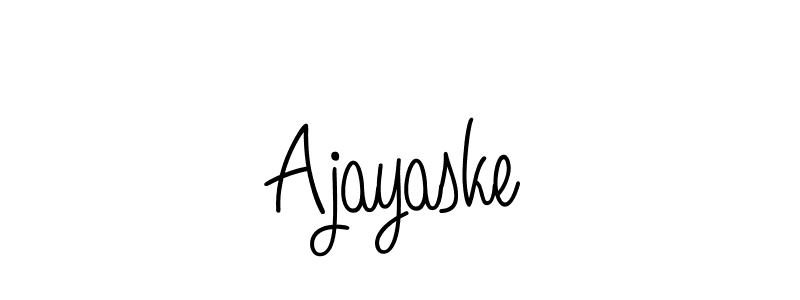 Create a beautiful signature design for name Ajayaske. With this signature (Angelique-Rose-font-FFP) fonts, you can make a handwritten signature for free. Ajayaske signature style 5 images and pictures png