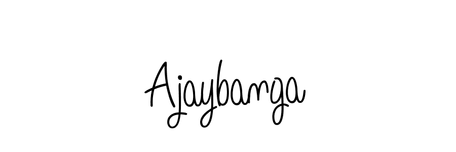 Make a beautiful signature design for name Ajaybanga. Use this online signature maker to create a handwritten signature for free. Ajaybanga signature style 5 images and pictures png