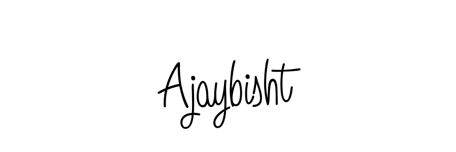 How to make Ajaybisht signature? Angelique-Rose-font-FFP is a professional autograph style. Create handwritten signature for Ajaybisht name. Ajaybisht signature style 5 images and pictures png