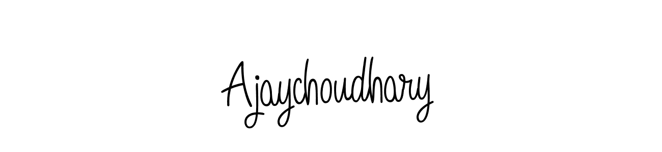 How to Draw Ajaychoudhary signature style? Angelique-Rose-font-FFP is a latest design signature styles for name Ajaychoudhary. Ajaychoudhary signature style 5 images and pictures png