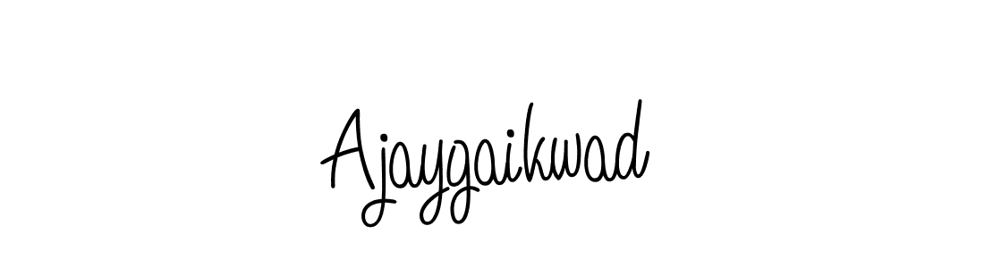 Use a signature maker to create a handwritten signature online. With this signature software, you can design (Angelique-Rose-font-FFP) your own signature for name Ajaygaikwad. Ajaygaikwad signature style 5 images and pictures png