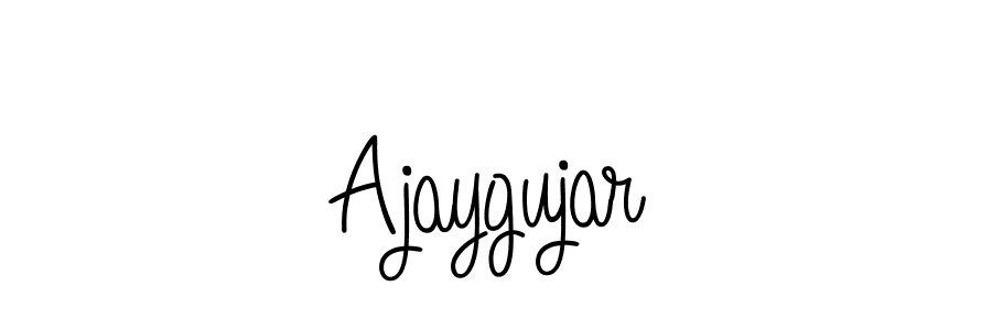 Create a beautiful signature design for name Ajaygujar. With this signature (Angelique-Rose-font-FFP) fonts, you can make a handwritten signature for free. Ajaygujar signature style 5 images and pictures png