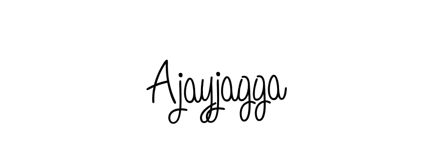 Use a signature maker to create a handwritten signature online. With this signature software, you can design (Angelique-Rose-font-FFP) your own signature for name Ajayjagga. Ajayjagga signature style 5 images and pictures png