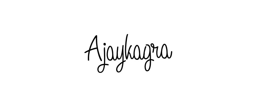 How to make Ajaykagra signature? Angelique-Rose-font-FFP is a professional autograph style. Create handwritten signature for Ajaykagra name. Ajaykagra signature style 5 images and pictures png