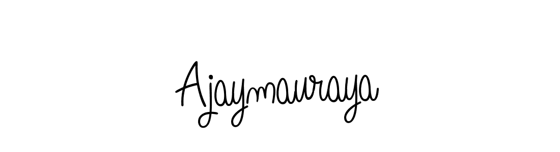 Ajaymauraya stylish signature style. Best Handwritten Sign (Angelique-Rose-font-FFP) for my name. Handwritten Signature Collection Ideas for my name Ajaymauraya. Ajaymauraya signature style 5 images and pictures png