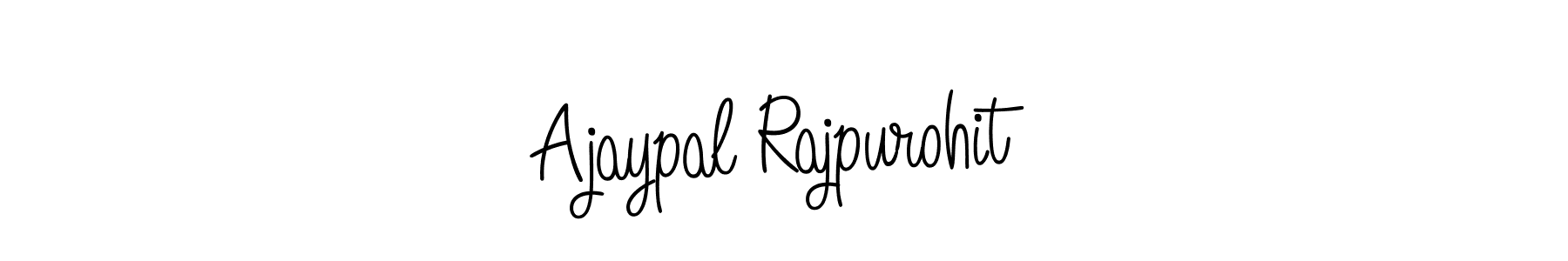 This is the best signature style for the Ajaypal Rajpurohit name. Also you like these signature font (Angelique-Rose-font-FFP). Mix name signature. Ajaypal Rajpurohit signature style 5 images and pictures png