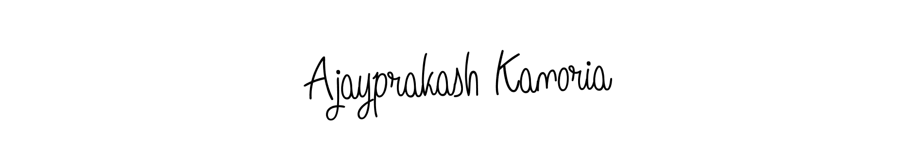 You can use this online signature creator to create a handwritten signature for the name Ajayprakash Kanoria. This is the best online autograph maker. Ajayprakash Kanoria signature style 5 images and pictures png