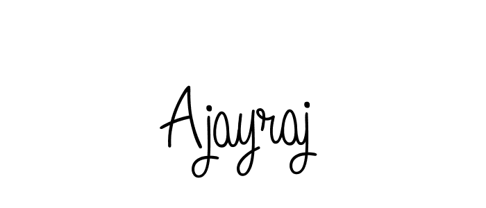 Design your own signature with our free online signature maker. With this signature software, you can create a handwritten (Angelique-Rose-font-FFP) signature for name Ajayraj. Ajayraj signature style 5 images and pictures png