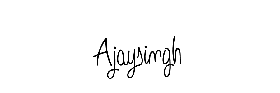 Design your own signature with our free online signature maker. With this signature software, you can create a handwritten (Angelique-Rose-font-FFP) signature for name Ajaysingh. Ajaysingh signature style 5 images and pictures png