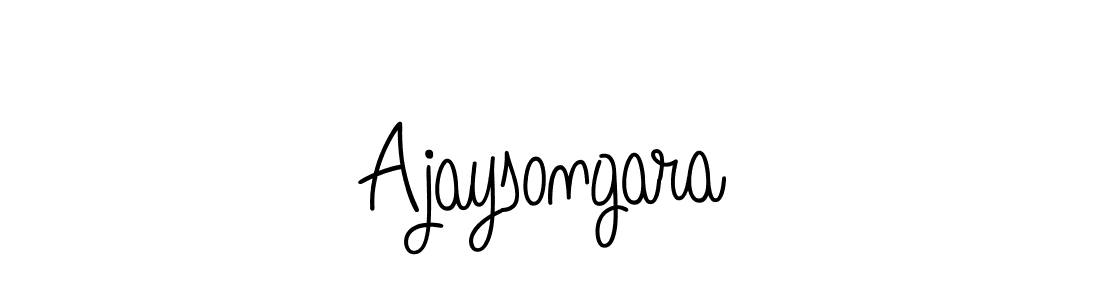 Once you've used our free online signature maker to create your best signature Angelique-Rose-font-FFP style, it's time to enjoy all of the benefits that Ajaysongara name signing documents. Ajaysongara signature style 5 images and pictures png