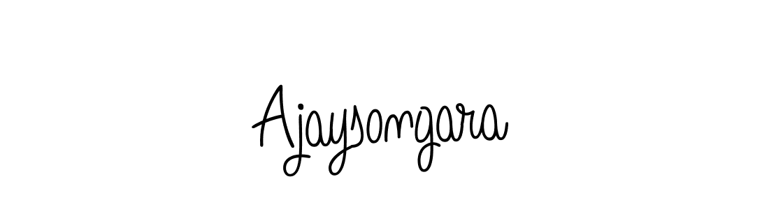 Once you've used our free online signature maker to create your best signature Angelique-Rose-font-FFP style, it's time to enjoy all of the benefits that Ajaysongara name signing documents. Ajaysongara signature style 5 images and pictures png