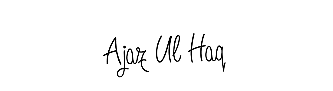 Also You can easily find your signature by using the search form. We will create Ajaz Ul Haq name handwritten signature images for you free of cost using Angelique-Rose-font-FFP sign style. Ajaz Ul Haq signature style 5 images and pictures png
