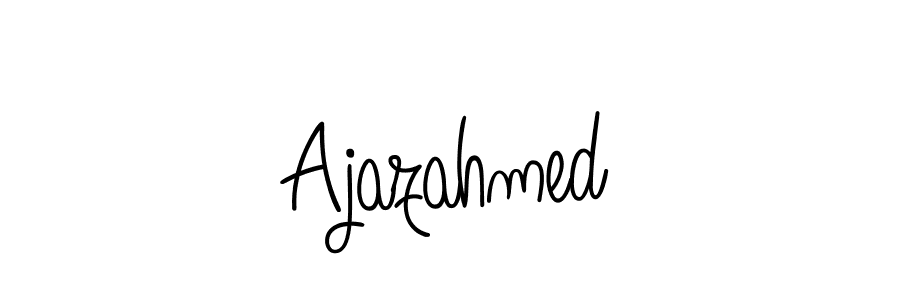 Also we have Ajazahmed name is the best signature style. Create professional handwritten signature collection using Angelique-Rose-font-FFP autograph style. Ajazahmed signature style 5 images and pictures png