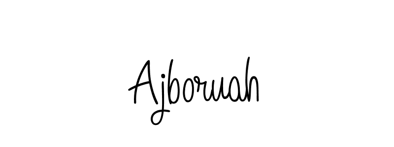 You can use this online signature creator to create a handwritten signature for the name Ajboruah. This is the best online autograph maker. Ajboruah signature style 5 images and pictures png