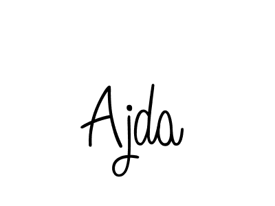 if you are searching for the best signature style for your name Ajda. so please give up your signature search. here we have designed multiple signature styles  using Angelique-Rose-font-FFP. Ajda signature style 5 images and pictures png