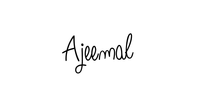 Also we have Ajeemal name is the best signature style. Create professional handwritten signature collection using Angelique-Rose-font-FFP autograph style. Ajeemal signature style 5 images and pictures png