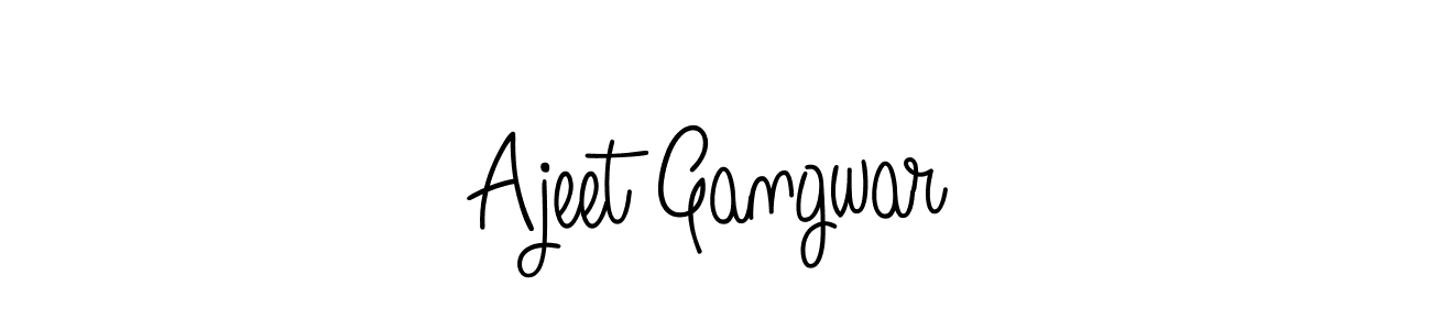You can use this online signature creator to create a handwritten signature for the name Ajeet Gangwar. This is the best online autograph maker. Ajeet Gangwar signature style 5 images and pictures png