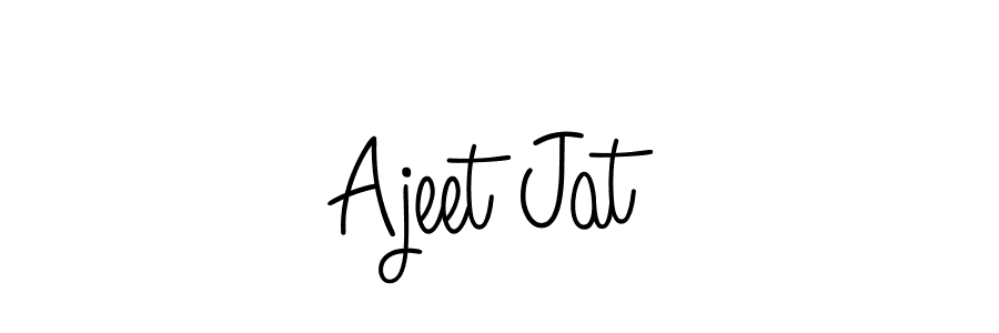 Angelique-Rose-font-FFP is a professional signature style that is perfect for those who want to add a touch of class to their signature. It is also a great choice for those who want to make their signature more unique. Get Ajeet Jat name to fancy signature for free. Ajeet Jat signature style 5 images and pictures png