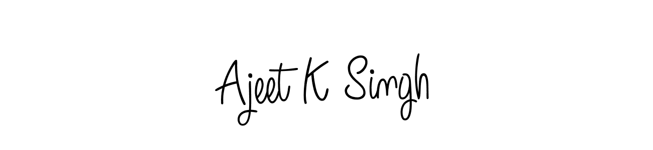 Make a short Ajeet K Singh signature style. Manage your documents anywhere anytime using Angelique-Rose-font-FFP. Create and add eSignatures, submit forms, share and send files easily. Ajeet K Singh signature style 5 images and pictures png