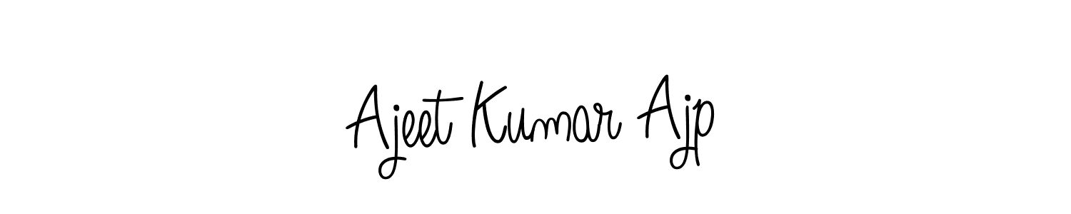 if you are searching for the best signature style for your name Ajeet Kumar Ajp. so please give up your signature search. here we have designed multiple signature styles  using Angelique-Rose-font-FFP. Ajeet Kumar Ajp signature style 5 images and pictures png