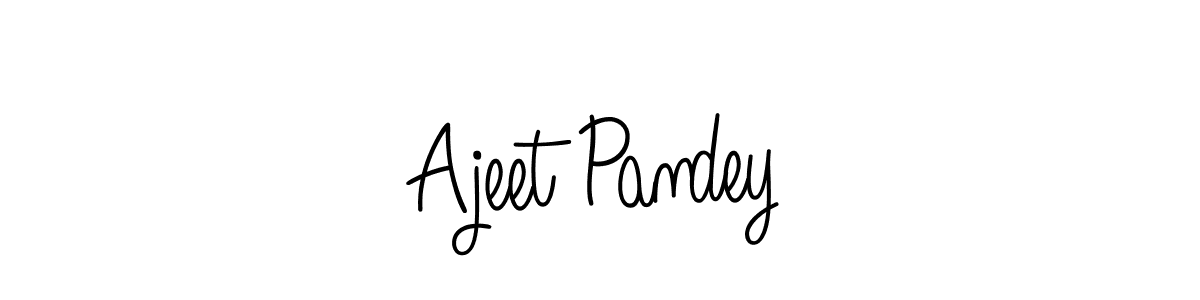 How to Draw Ajeet Pandey signature style? Angelique-Rose-font-FFP is a latest design signature styles for name Ajeet Pandey. Ajeet Pandey signature style 5 images and pictures png