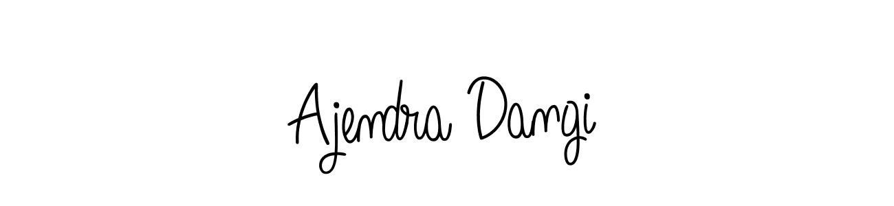 Once you've used our free online signature maker to create your best signature Angelique-Rose-font-FFP style, it's time to enjoy all of the benefits that Ajendra Dangi name signing documents. Ajendra Dangi signature style 5 images and pictures png