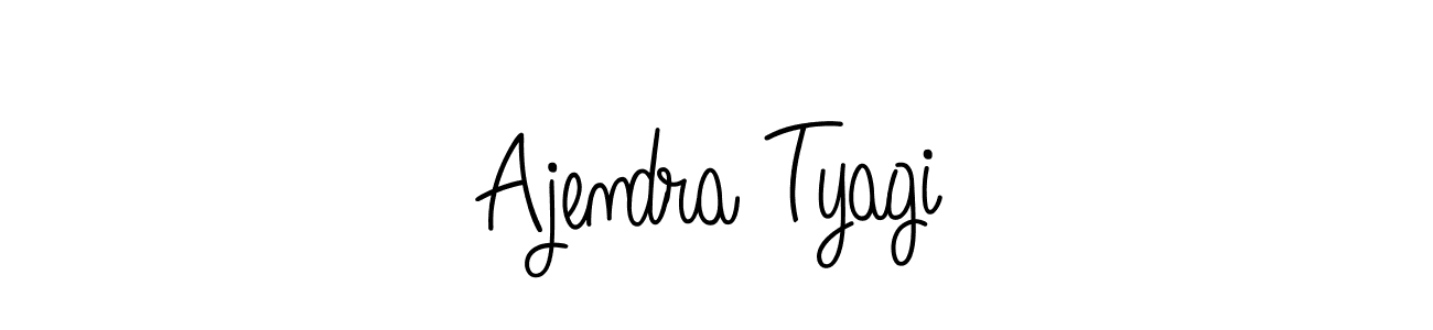How to Draw Ajendra Tyagi signature style? Angelique-Rose-font-FFP is a latest design signature styles for name Ajendra Tyagi. Ajendra Tyagi signature style 5 images and pictures png
