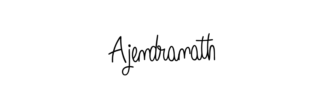 Make a beautiful signature design for name Ajendranath. Use this online signature maker to create a handwritten signature for free. Ajendranath signature style 5 images and pictures png