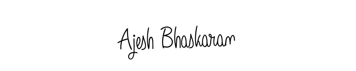 Best and Professional Signature Style for Ajesh Bhaskaran. Angelique-Rose-font-FFP Best Signature Style Collection. Ajesh Bhaskaran signature style 5 images and pictures png