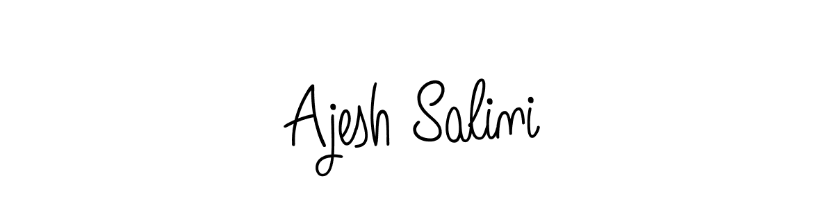 Make a beautiful signature design for name Ajesh Salini. Use this online signature maker to create a handwritten signature for free. Ajesh Salini signature style 5 images and pictures png