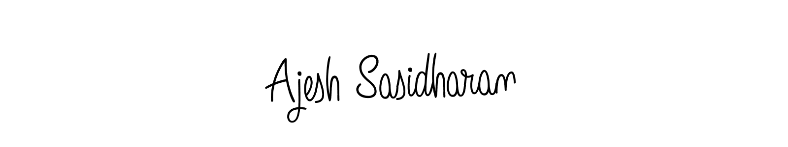 Angelique-Rose-font-FFP is a professional signature style that is perfect for those who want to add a touch of class to their signature. It is also a great choice for those who want to make their signature more unique. Get Ajesh Sasidharan name to fancy signature for free. Ajesh Sasidharan signature style 5 images and pictures png