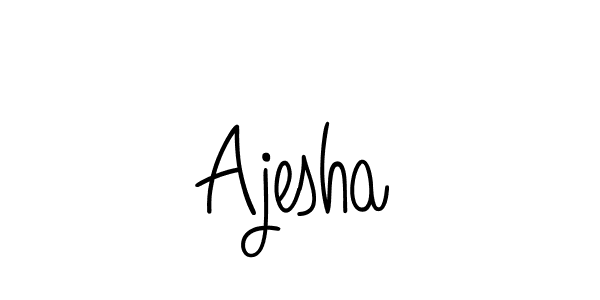 Ajesha stylish signature style. Best Handwritten Sign (Angelique-Rose-font-FFP) for my name. Handwritten Signature Collection Ideas for my name Ajesha. Ajesha signature style 5 images and pictures png