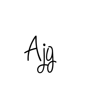 Use a signature maker to create a handwritten signature online. With this signature software, you can design (Angelique-Rose-font-FFP) your own signature for name Ajg. Ajg signature style 5 images and pictures png
