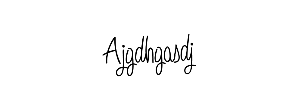 How to make Ajgdhgasdj name signature. Use Angelique-Rose-font-FFP style for creating short signs online. This is the latest handwritten sign. Ajgdhgasdj signature style 5 images and pictures png