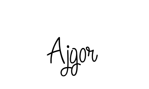 Design your own signature with our free online signature maker. With this signature software, you can create a handwritten (Angelique-Rose-font-FFP) signature for name Ajgor. Ajgor signature style 5 images and pictures png