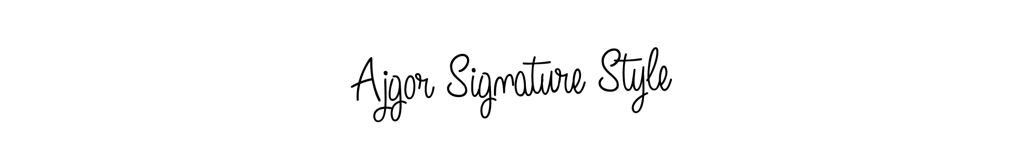 Make a short Ajgor Signature Style signature style. Manage your documents anywhere anytime using Angelique-Rose-font-FFP. Create and add eSignatures, submit forms, share and send files easily. Ajgor Signature Style signature style 5 images and pictures png