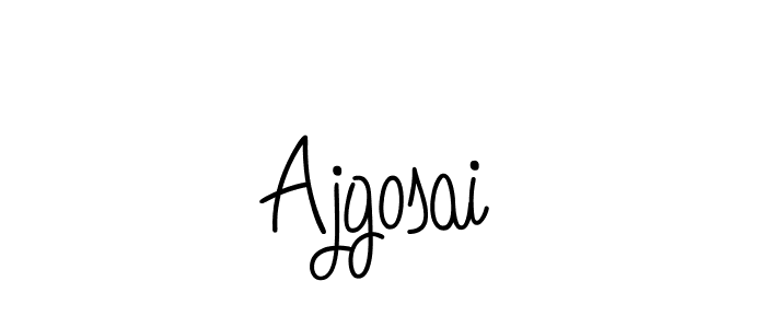 Make a beautiful signature design for name Ajgosai. With this signature (Angelique-Rose-font-FFP) style, you can create a handwritten signature for free. Ajgosai signature style 5 images and pictures png