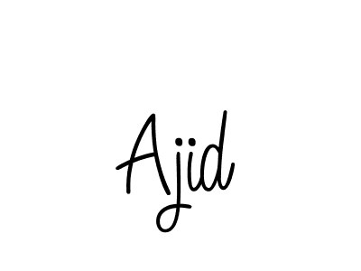 Ajid stylish signature style. Best Handwritten Sign (Angelique-Rose-font-FFP) for my name. Handwritten Signature Collection Ideas for my name Ajid. Ajid signature style 5 images and pictures png