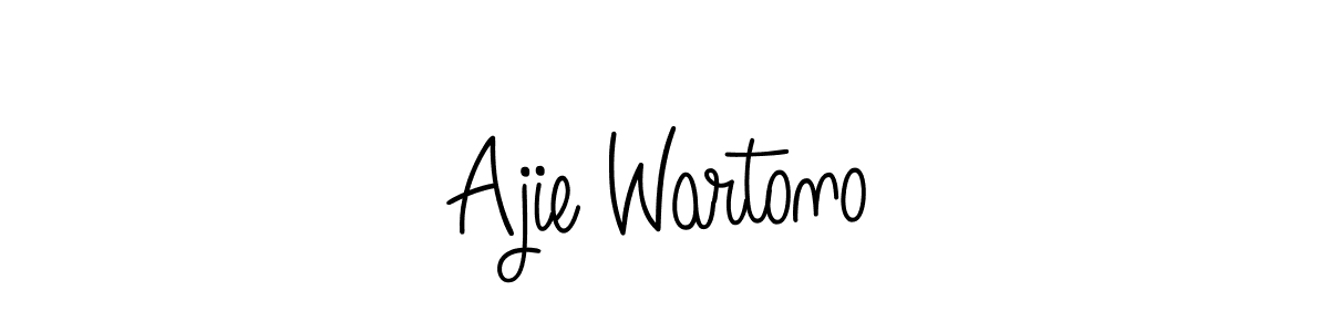 Once you've used our free online signature maker to create your best signature Angelique-Rose-font-FFP style, it's time to enjoy all of the benefits that Ajie Wartono name signing documents. Ajie Wartono signature style 5 images and pictures png